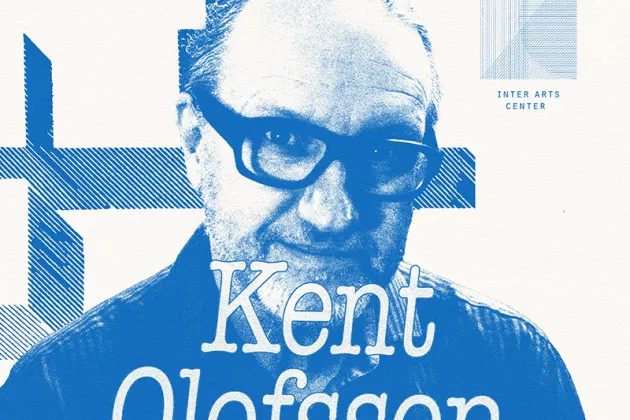 Portrait of Kent Olofsson. Illustration.